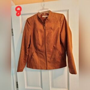Tan Jay Elegant Tan Leather Jacket